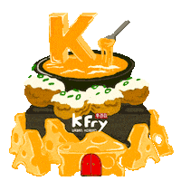 Santa Claus Food Sticker by K Fry My