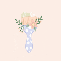 wirdasnmaw flower pastel paint GIF