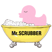 Duck Bath Sticker by MrSCRUBBER