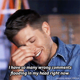 aborddelimpala giphyupload jensen ackles wrong comment GIF