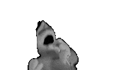 Happy Black And White Sticker