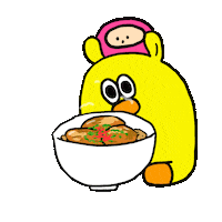 Hungry ご飯 Sticker by Gunmaunofficial