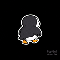 Mood Goodbye GIF by Puffins