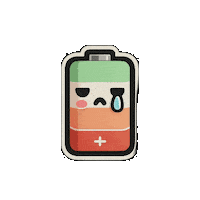 Tired Energy Sticker