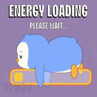 Tired Penguin GIF by Pudgy Penguins