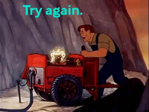 Try Again You Can Do It GIF by Fleischer Studios