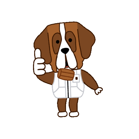 Dogs Yes Sticker by Mauro Gatti