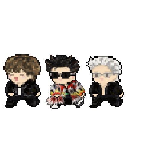 Bang Bang Bang Pixel Sticker
