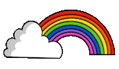 christineparkerco rainbow hand drawn gay pride spectrum Sticker