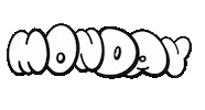Monday Sticker
