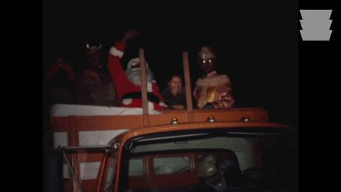 Christmas Waving GIF by Smithsonian National Museum of African American History & Culture