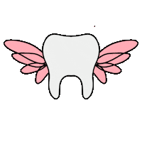 Tooth Fairy Teeth Sticker