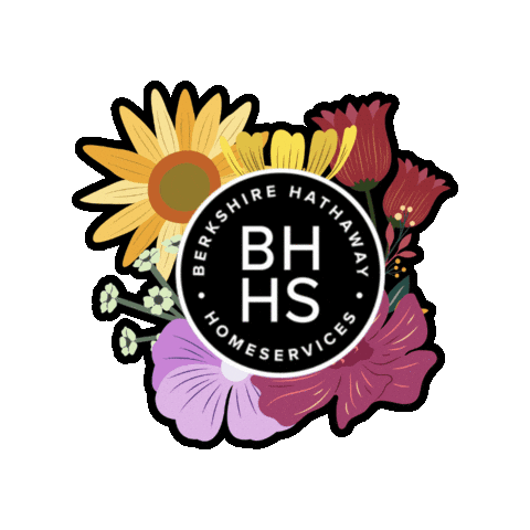 Real Estate Flowers Sticker by BHHSfoxroachsocietyhill