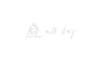 All Day Handwriting Sticker