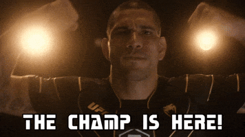 THE CHAMP IS HERE!