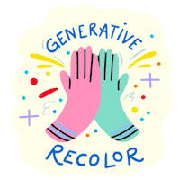 Illustrator Firefly Sticker by Adobe Live