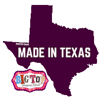 bigtopentertainment made in texas shop small yall bigtopshow big top entertainment Sticker