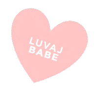 heart babe Sticker by Luv Aj