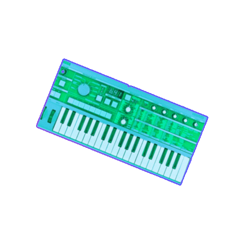 Piano Keyboard Sticker by Kelsey Plays Piano