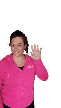 Wave Hello Sticker by Lies van Licht coaching