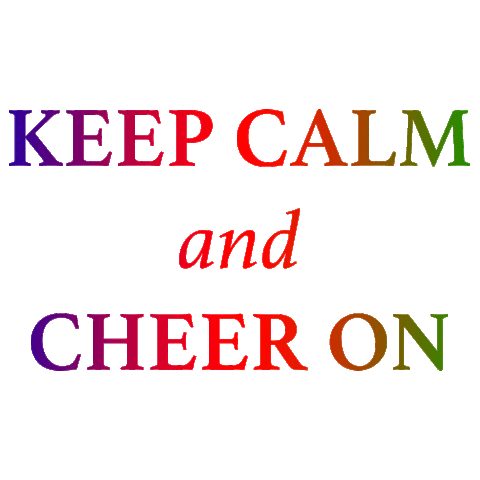 fun keep calm Sticker by WallDecaux