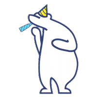 Happy Dancing Bear Sticker by NRDC