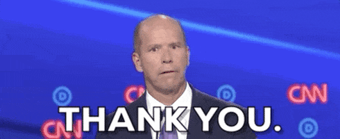 John Delaney Thank You GIF by GIPHY News