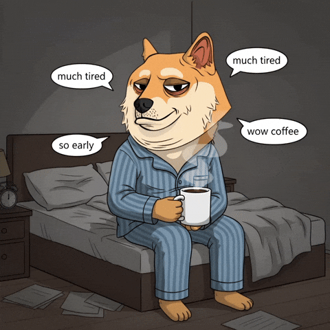 Tired Shiba Inu GIF by Doge Pound