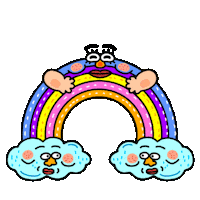 Fun Rainbow Sticker