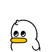 420gram00 thanks character duck 캐릭터 Sticker