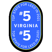 Virginia Leed Sticker by U.S. Green Building Council