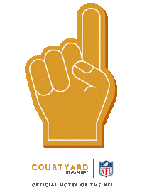 courtyardbymarriott sports football game nfl Sticker