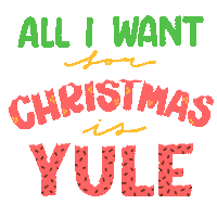 Yule Log Christmas Sticker by Matt Joyce