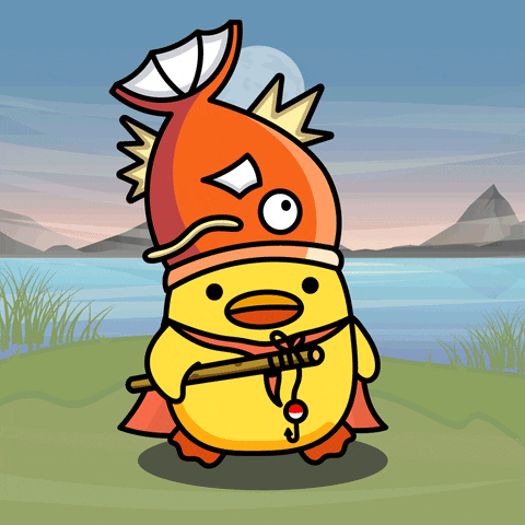 digitalducks stabby quacks digital ducks cartoon duck GIF