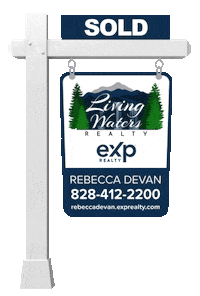 LivingWatersByExpRealty real estate realtor sold sign Sticker
