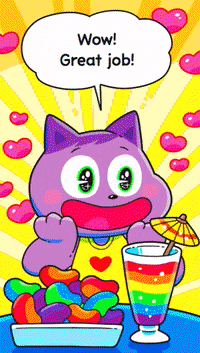 kittysweettooth cat wow great job greatjob GIF