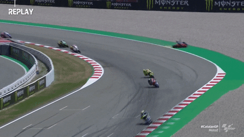 Racing Crash GIF by MotoGP