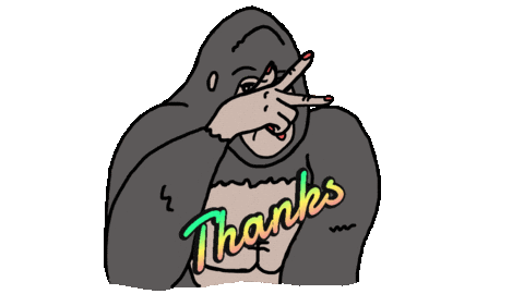 Thanks Sticker