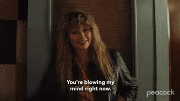 Poker Face Mind Blown GIF by PeacockTV