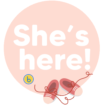 Bubzi love girl baby boy Sticker
