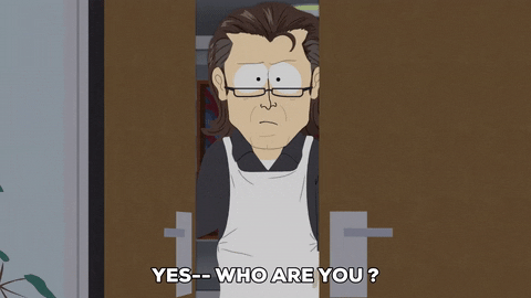 questioning apron GIF by South Park 