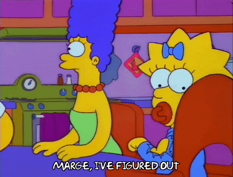 Amused Season 3 GIF by The Simpsons