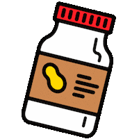 Peanut Butter Headphones Sticker by clever carbon