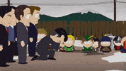 kenny mccormick bowing GIF by South Park 
