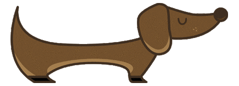 Dog Sticker by Blossom Books