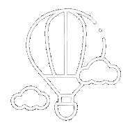 Hot Air Balloon Sticker