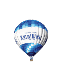 mineralwasser krumbach heißluftballon herr2o kißlegg Sticker