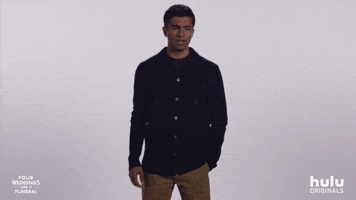 hulu reaction hulu four weddings and a funeral GIF