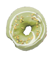 satoko_hombu yummy yum donut matcha Sticker