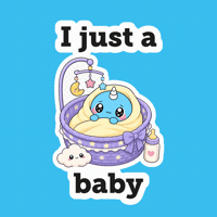 Baby Cute Reaction GIF by Naru Naru